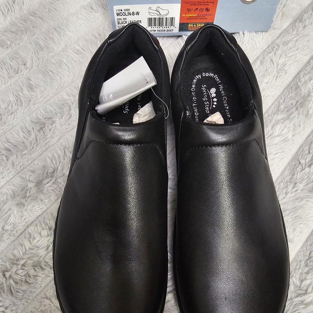 Slip-On Men's Black Comfort Shoes